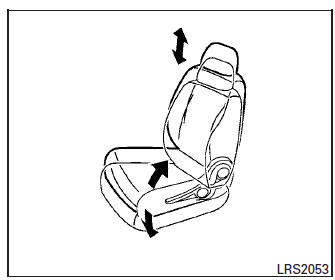 Réglage en hauteur du siège (siège du conducteur, selon l'équipement du véhicule)