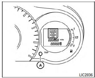 Message d'avertissement LOOSE FUEL CAP (bouchon de réservoir de carburant desserré)