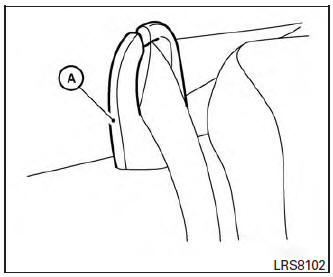 Bouclage de la ceinture de sécurité centrale