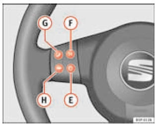 Commandes sur le volant