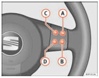 Commandes sur le volant