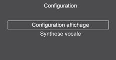  -  Appuyez sur la touche «SETUP» pour accéder à son menu. Il vous