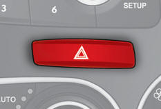  -  Appuyez sur ce bouton, les feux indicateurs de direction clignotent.