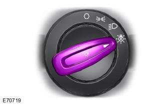 Mettez le commutateur en position Phares