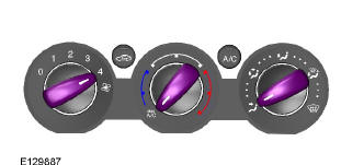 Avec la commande de chauffage dans