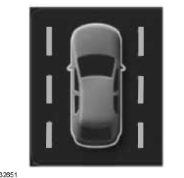 Une colonne de marquages de voie est