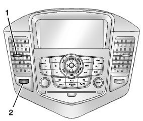 Déplacer les volets (1) pour changer