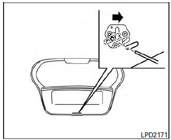 Le mécanisme d'ouverture du hayon permet