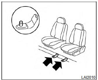 Crochet de positionnement de tapis (côté conducteur seulement)