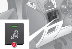 -  Activez la fonction en appuyant sur la commande A ; le voyant de